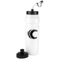 Cannon Sports 1 Liter Sports Water Bottle, 2 Lids, BPA-Free (White) - color: White
