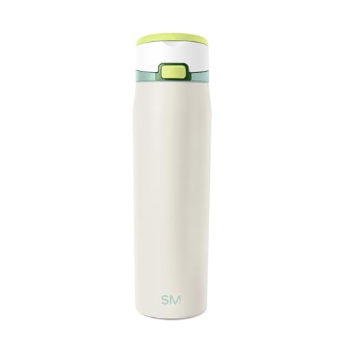 Simple Modern Water Bottle with Straw & Handle | 24oz | Cream - color: -Coconut, size: 24 Ounces