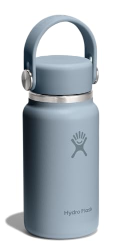 Hydro Flask Micro Bottle - Insulated Mini Leak Proof Flask for Purse or Pocket in 6.7 Oz Shale Gray - color: SHALE GRAY
