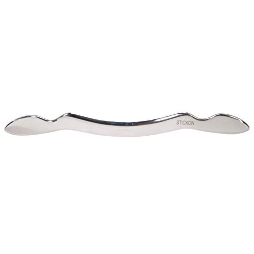 STICKON Stainless Steel Gua Sha Scraping Massage Tool IASTM Tools Great Soft Tissue Mobilization Tool (E Shape) - style: E Shape
