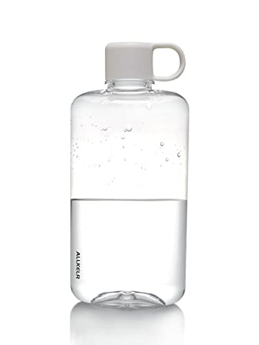 Portable Flat Water Bottle, 16.9 oz, White - color: White, size: 16.9 Ounces