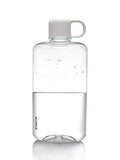 Portable Flat Water Bottle, 16.9 oz, White - color: White, size: 16.9 Ounces