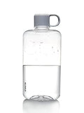 Portable Flat Water Bottle, 16.9 oz, Gray - color: Gray, size: 16.9 Ounces