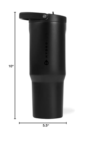 HydroJug Sport 40 oz Insulated Stainless Steel Water Bottle, Black - color: Black, size: 40 Ounces
