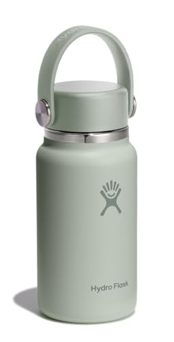 Hydro Flask Micro Bottle - Insulated Mini Leak Proof Flask for Purse or Pocket in 6.7 Oz Agave Green - color: AGAVE