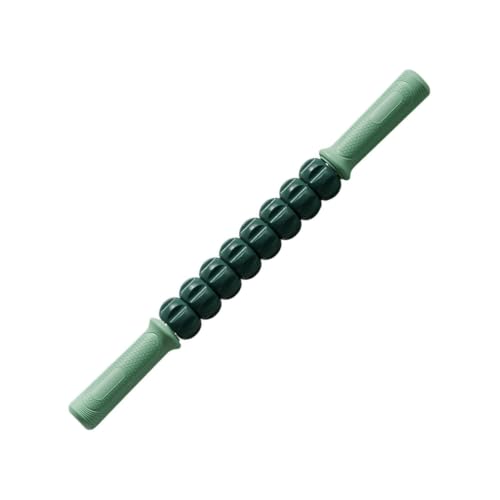 Massage Roller, Multi-Functional Body Massager, Leg Roller Stick - color: Green