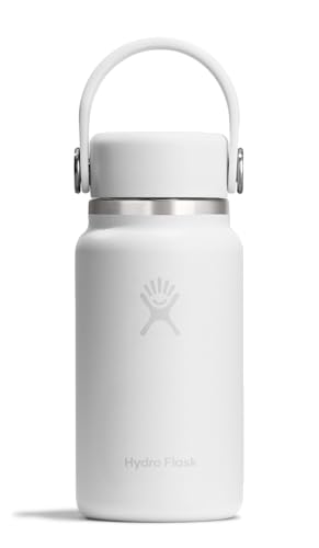 Hydro Flask Micro Bottle - Insulated Mini Leak Proof Flask for Purse or Pocket in 6.7 Oz Tonal White - color: Tonal White