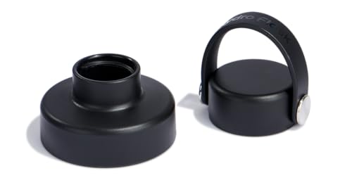 Hydro Flask Lid – Chug Cap Replacement Lid for Wide Mouth Water Bottles Black - color: Black, style: Chug Cap