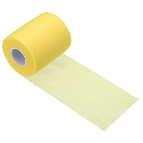 Pre Wrap Tape, Non-Slip Grip Cushion Wrap Prewrap Athletic Tape Fitting for (Tennis- Badminton - Pickleball - Sports) - color: Yellow