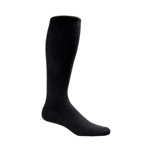 Sockwell Men's Circulator Moderate Graduated Compression Sock - color: Black Solid, size: Large-X-Large