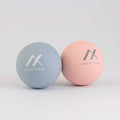 High-Density Therapy Massage Balls (2-Pack), Blue + Pink (65D+50D) - color: Tranquil Blue + Soothing Pink (65d+50d)