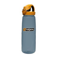 Nalgene 24 oz On The Fly Lock-Top Water Bottle, Rhino w/Brown and Black - color: Rhino with Brown/Black, size: 24 Ounces
