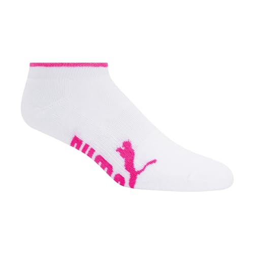 PUMA Women's Low Cut Socks (6-Pack) - color: White Bright