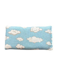HOME COMFORT Rice & Lavender Microwavable Heating Pad-Reusable Moist Heat or Cold Therapy 10” X 5” (White Clouds) - color: White Clouds