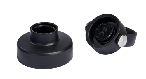 Hydro Flask Lid – Chug Cap Replacement Lid for Wide Mouth Water Bottles Black - color: Black, style: Chug Cap