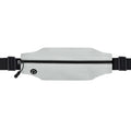 Running Belt Fanny Pack Men and Women Slim Running Bag Money Belt - color: Light Grayish