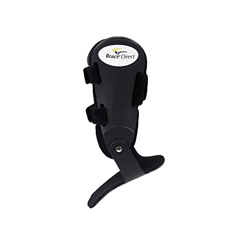 Brace Direct Semi-Rigid Active Ankle Brace, Hinged Sports Stabilizer - size: Right Ankle - Right - L