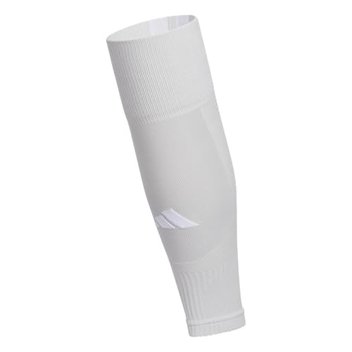 adidas Team Speed Over-the-Calf Soccer Socks or Calf Sleeves 1 Pair - color: Team Light Grey/White/5/Calf Sleeve, size: Medium, style: Calf Sleeve