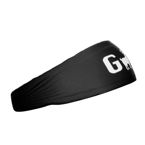 40+ Designs! Unisex Headband/Sweatband. Best for Sports, Fitness, Working Out, Yoga. Tapered Design - color: GOAT