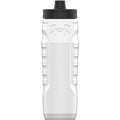 Under Armour Squeeze Water Bottles, 32 oz Water Bottles, Sideline Sports Water Bottle with Quick-Shot Lid, Quick & Easy Hydration, Gym Water Bottles, Squeeze Bottle, 1 32oz Bottle - color: White