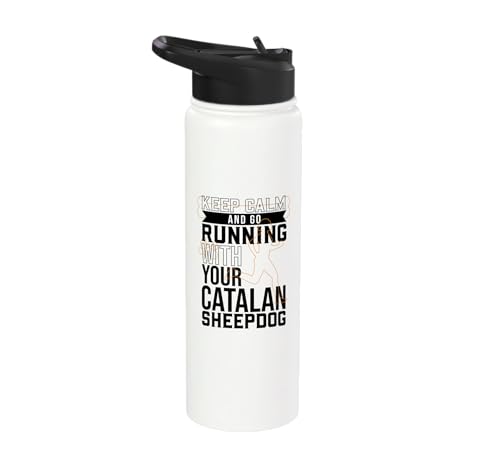 Runner with Gos d’Atura Català Stainless Steel Insulated Water Bottle