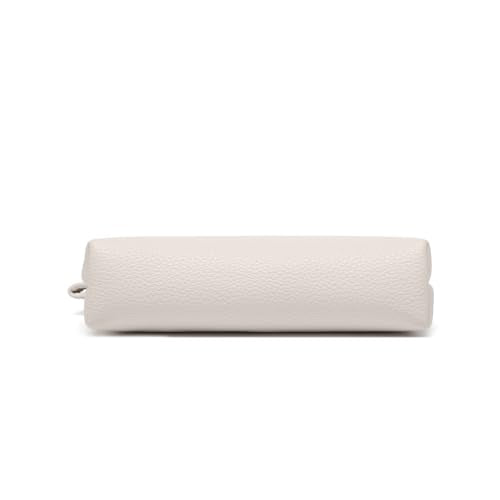 Small Makeup Bag for Purse, Leather Cosmetic (French Oak) - color: PU/French Oak