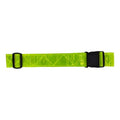 Reflective Running Belt, High Visibility Safety, Adjustable Belt for Running, Walking & Cycling - color: Lime Yellow