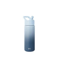 Simple Modern Insulated Water Bottle with Straw | 18oz | Ombré - color: Ombre: Stormy Skies (Pack of 1), style: 18oz