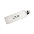 Sprigs Lets Go Curved Water Bottle for Running, 300 ml, Leak Proof Top, BPA Free, Fits 3 Pocket Belt (Black Let's Go, 300 ML)