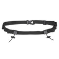 Bib Belt, Number Holder Sport Bib Holder w/ 6 Gel Loops Black - color: Black