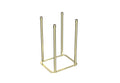 Water Bottle Drying Rack, Stainless Steel Bottle Dryer Rack, Baby Bottles Rack Dryer, Cup Drying Rack, Reusable Bag Drying Stand, Kitchen Stand Holder for Glass Bottles, Plastic Bag (Gold, Small) - color: Gold, size: Small