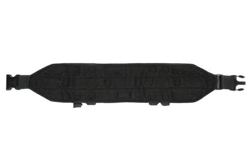 COW&COW Gait Belt with Foam Handles for Therapy Transfer Walking Homecare Nurse Physical Therapy (Black, Extra Large) - size: X-Large