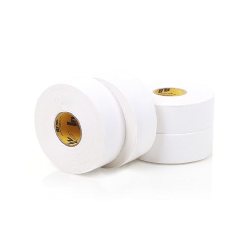Howies Athletic Tape - 1" Zinc Oxide White Sports Tape for Ankles, Fingers & Athletic Trainers - Easy Tear - 4 Pack - size: 4 Pack