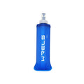 WRELS TPU Soft Flask Lightweight Portable Reusable Water Bottle,BPA Free Collapsible Flask for Hydration Pack in Running Hiking Cycling and Marathon - color: Dark Blue-250ML*1