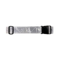 Reflective Running Belt, High Visibility Safety, Adjustable Belt for Running, Walking & Cycling - color: White