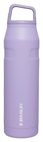 Stanley IceFlow Cap and Carry Water Bottle | Wide Mouth Twist Lid | Lightweight & Leakproof for Travel & Sports | Insulated Stainless Steel | BPA-Free - color: Lavender, style: 36 Oz