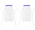 Comfortable Reusable Medical Large Ice Bags, Refillable Ice Packs with 4 Adjustable Ties for Cold Therapy, Muscle Pain Relief and Ankle, Knee, Neck, Shoulder Injuries (2 Pack)