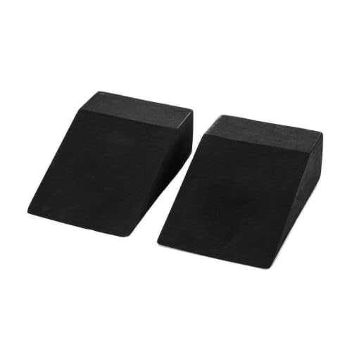Atlas Lane Supply 2 Pack Squat Wedge Block for Heel Elevated Squat Weightlifting Calf Stretcher Slant Board for Mobility Balance and Strength Performance