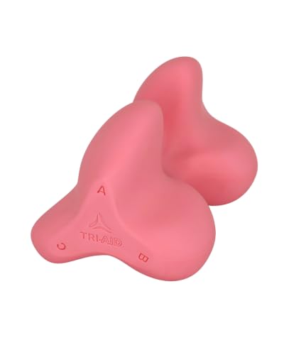 Trigger Point Massager for Neck and Shoulder Pain, Occipital Release Tool - color: Pink