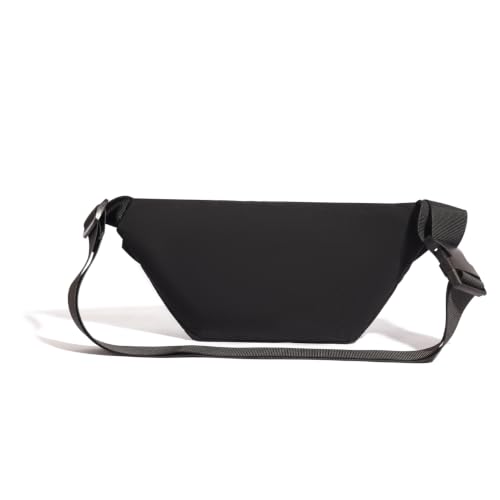 Ausion Fanny Pack Waist Bag for Men&Women Adjustable Belt Hip Bum Bag Fashion Water Resistant Hiking Waist Bag for Traveling Casual Running Hiking Cycling - color: easy-black