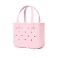 BOGG BAG Bitty Small Tote – 11” x 8.5” x 4.5” – Essential Bags for Beach, Pool, Boat, Sports, Tailgating, Cruise, Travel - color: Powder Puff