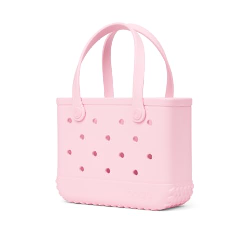 BOGG BAG Bitty Small Tote – 11” x 8.5” x 4.5” – Essential Bags for Beach, Pool, Boat, Sports, Tailgating, Cruise, Travel - color: Powder Puff