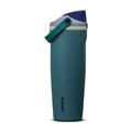 Owala FreeSip Sway Stainless Steel Water Bottle 30 oz Denim - color: Denim, size: 30 Ounces