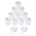 MECCANIXITY 12 Rolls Pre Wrap Athletic Tape 30 Yard x 2.8" Foam Under Wrap Tape Sports Prewrap Headband for Ankles Wrists Hands Knees - color: White