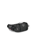 Osprey Seral Biking Waist Pack with Hydraulics Reservoir for Men & Women, Hydration Belt with Water Bladder - color: Raven Black, style: 4l