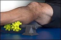RUMBLE ROLLER Beastie Bar Massage Bar (Green with Stands) - color: Green With Stands