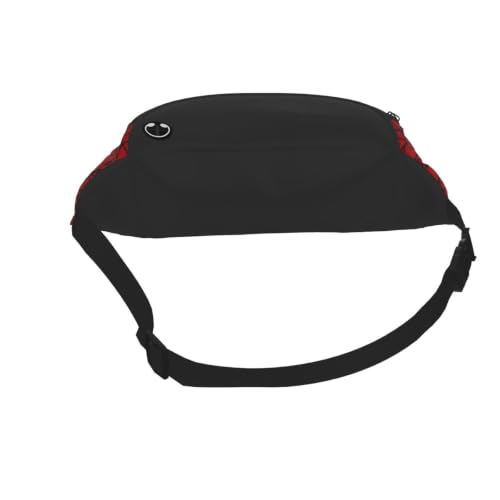 Dujiea Fanny Pack, Geometric Spider Web Lines Waist Bag With Headphone Hole Belt Bag Adjustable Sling Pocket Fashion Hip Bum Bag For Women Men Kids Outdoors Casual Travelling Hiking Cycling - color: Geometric Spider Web Lines