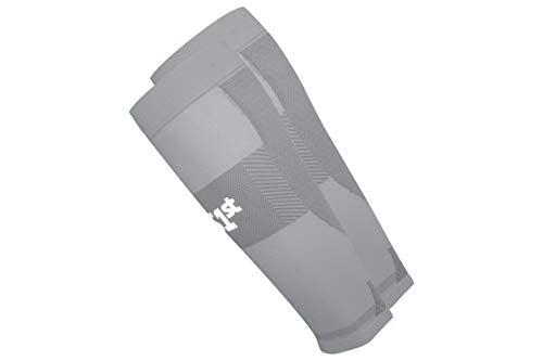 OS1st Thin Air Compression Calf Sleeves TA6 for running, maximizing airflow and relieving shin splints - color: Grey, size: Small