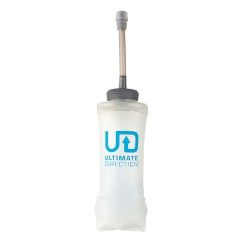 Ultimate Direction 2023 Body Bottle Collapsible Soft Side Water Bottle with High Flow Valve, Insulated or Non-Insulated, 450mL – 500mL
