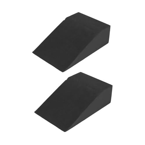 2 Pack Squat Wedge Block for Heel Elevated Squat Weightlifting Calf Stretcher Slant Board for Mobility Balance and Strength Performance